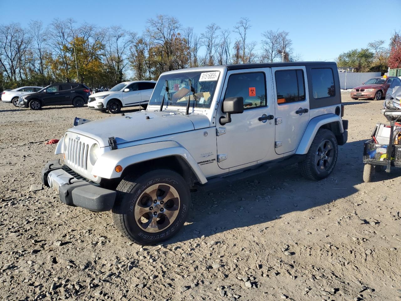 2010 Jeep Wrangler Unlimited Sahara, VIN 1J4BA5H15AL110276 — Minor dents and scratches