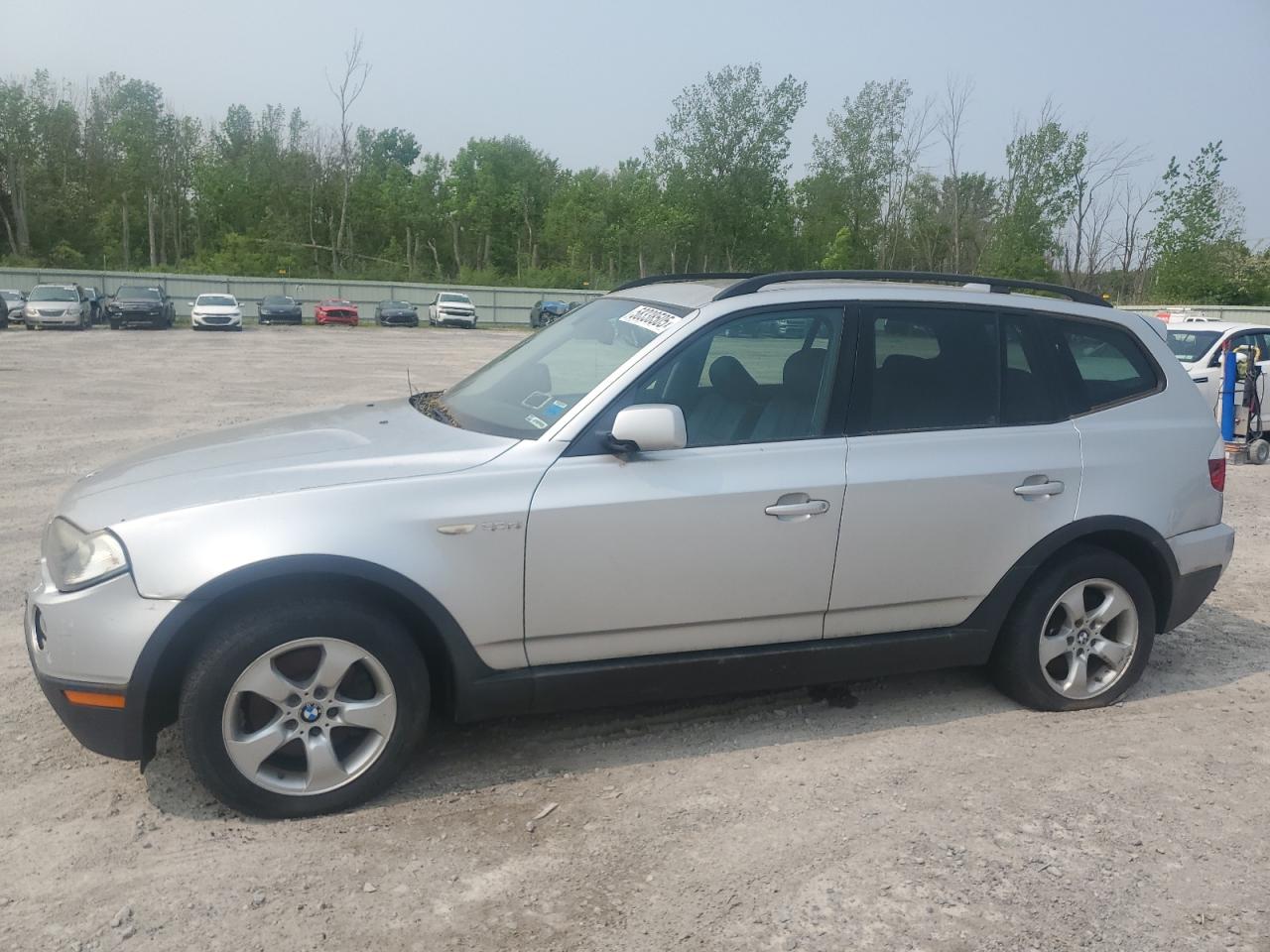 2007 BMW X3 3.0si, VIN WBXPC93477WF09850 — Normal wear
