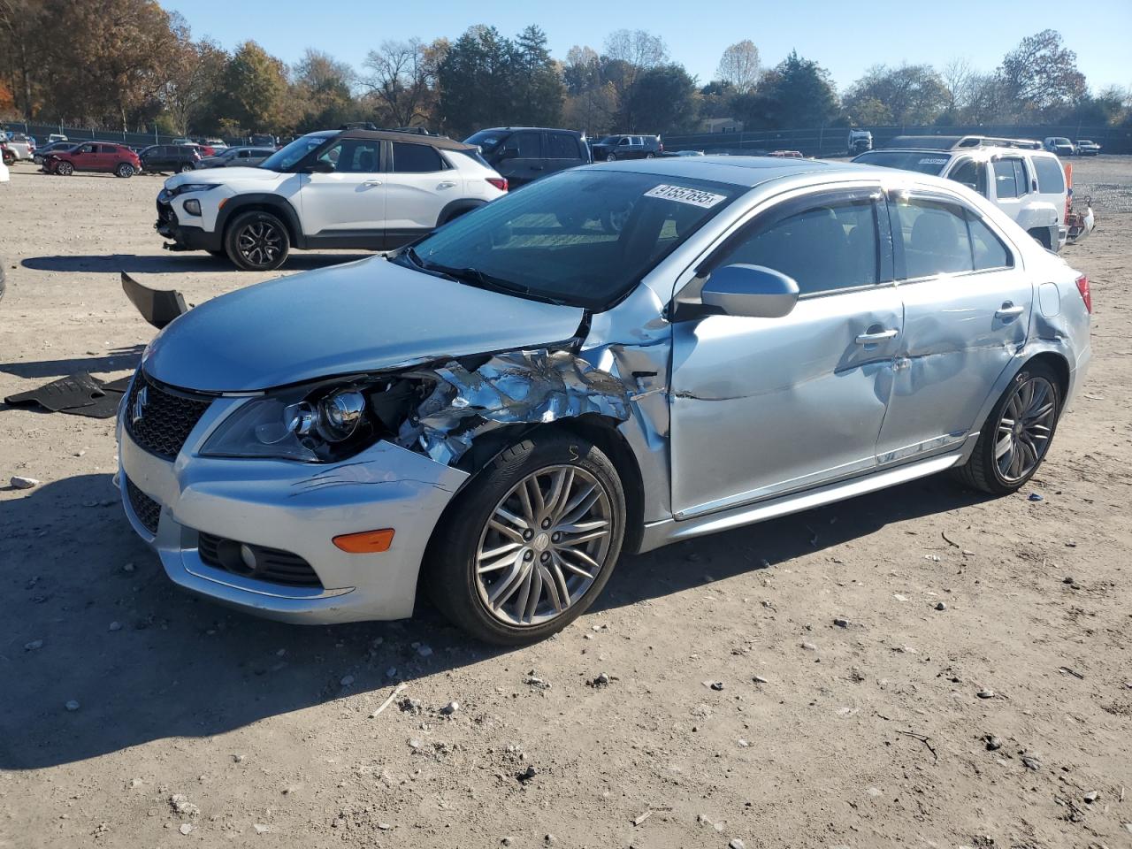 2012 Suzuki Kizashi SLS Sport, VIN JS2RF9A80C6100167 — Front end
