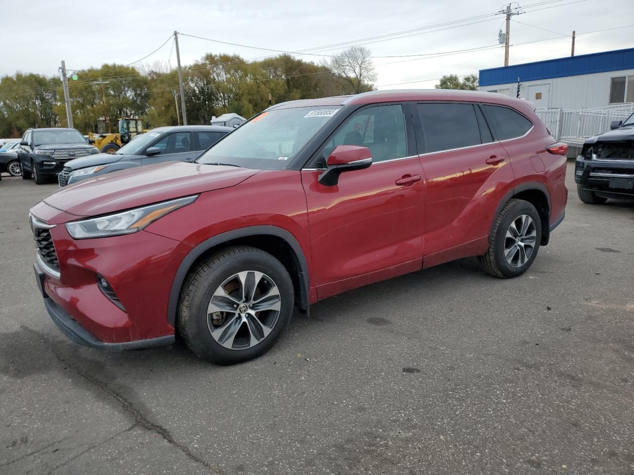 2020 Toyota Highlander XLE, VIN 5TDGZRBH9LS001371 — Vandalism