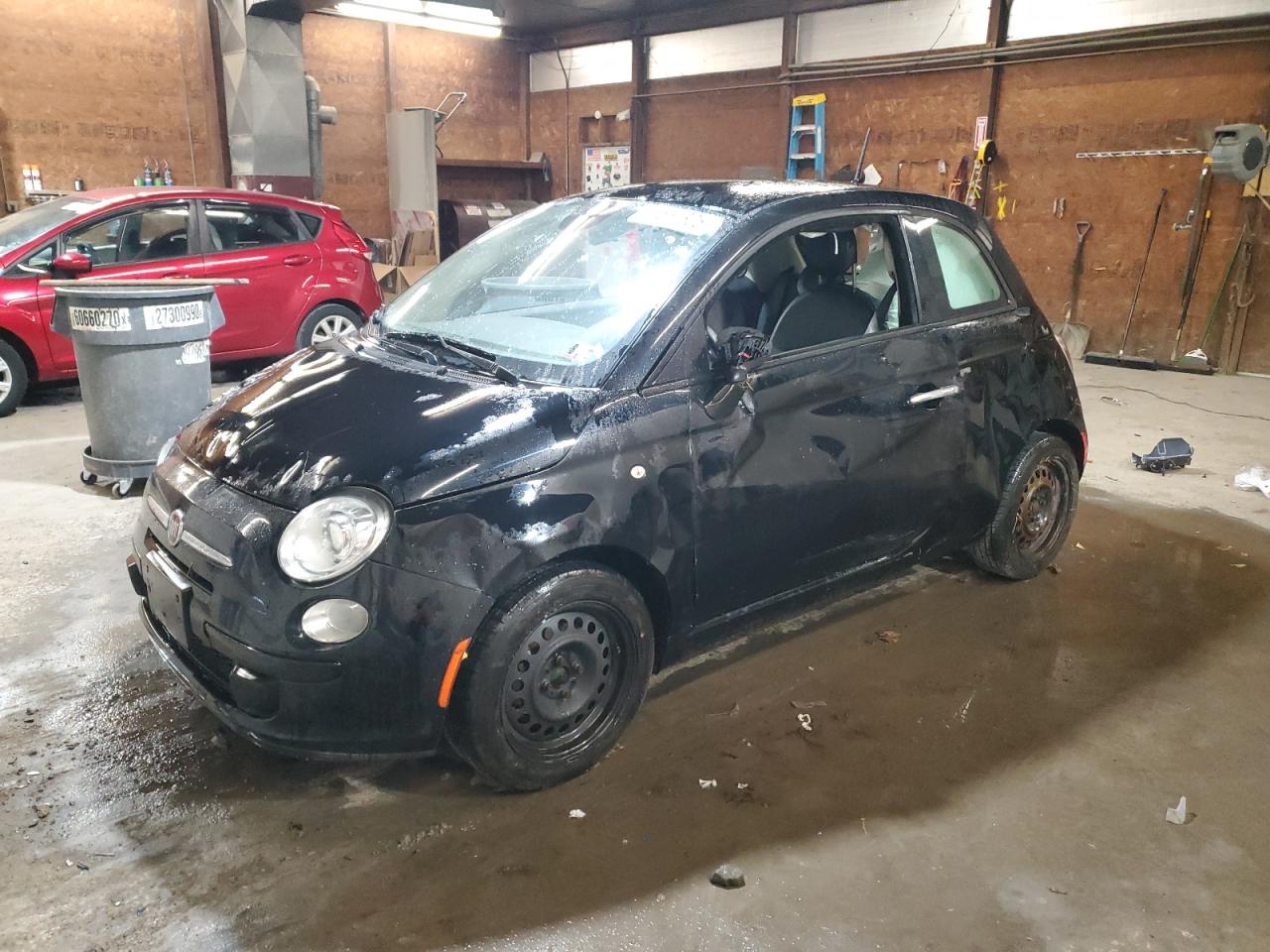 2015 FIAT 500 Pop, VIN 3C3CFFAR0FT750171 — Rollover