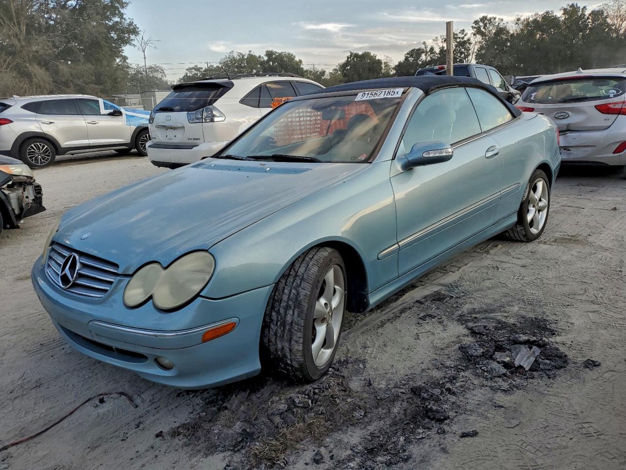 2004 Mercedes-Benz CLK 320, VIN WDBTK65G04T027198 — Фото с аукциона