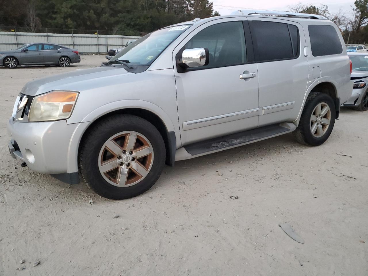 2012 Nissan Armada Platinum, VIN 5N1BA0NC9CN616047 — Front end