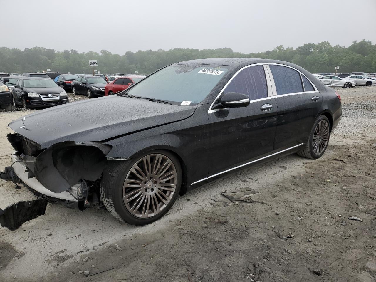 2015 Mercedes-Benz S 550, VIN WDDUG8CB8FA129668 — Front end