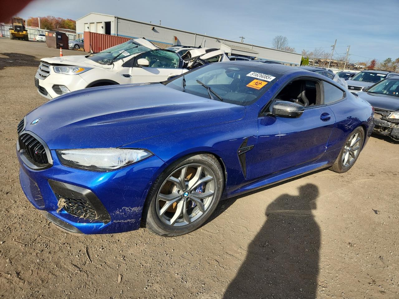 2024 BMW M8 Competition, VIN WBSAE0C09RCR46815 — Water / flood