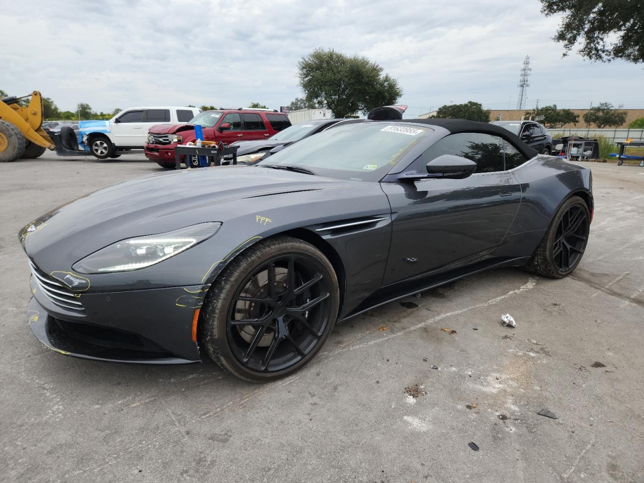 2019 Aston Martin DB11, VIN SCFRMFCW8KGM08367 — Rear end