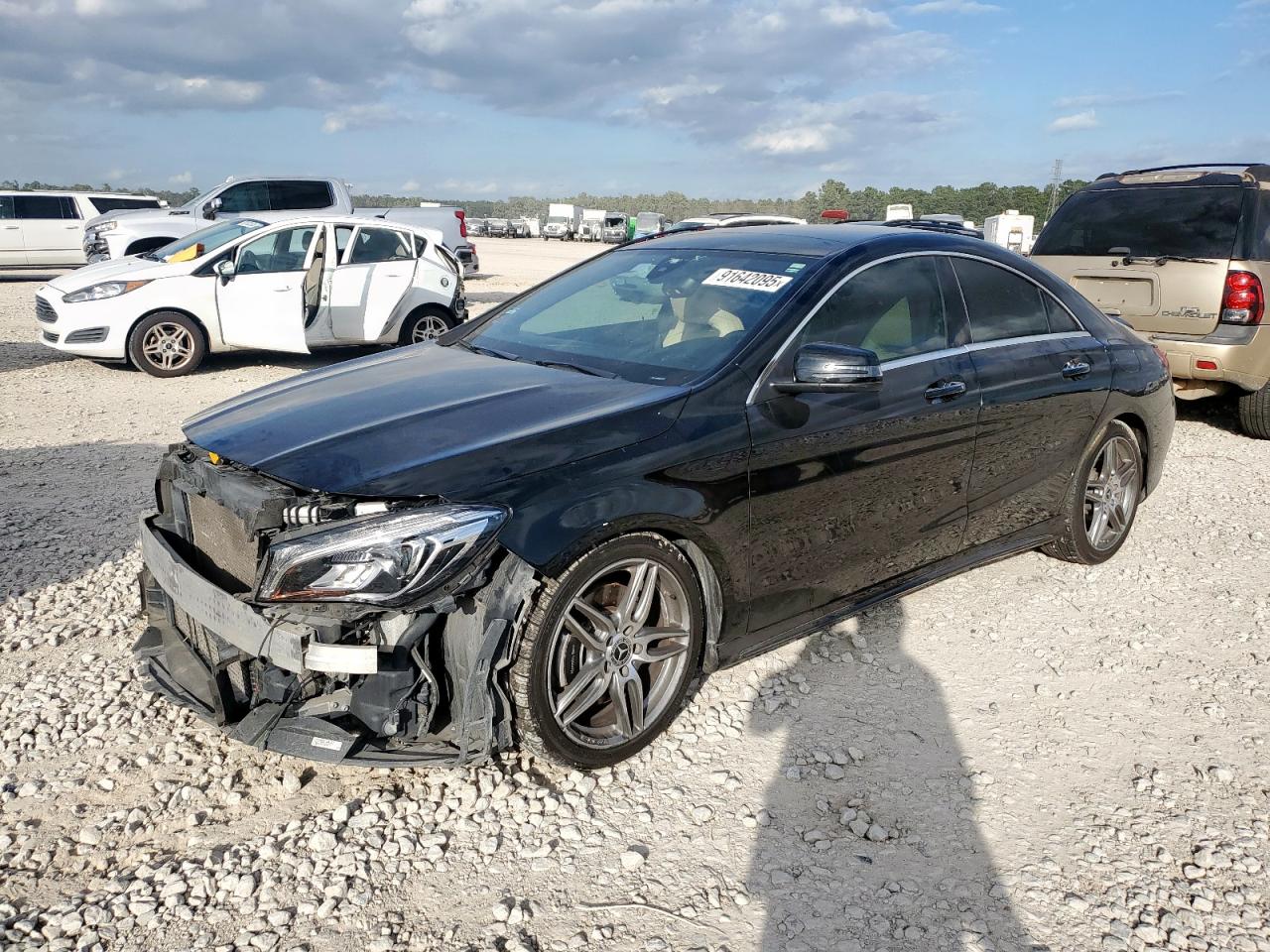 2018 Mercedes-Benz CLA 250, VIN WDDSJ4EB5JN560078 — Frame damage