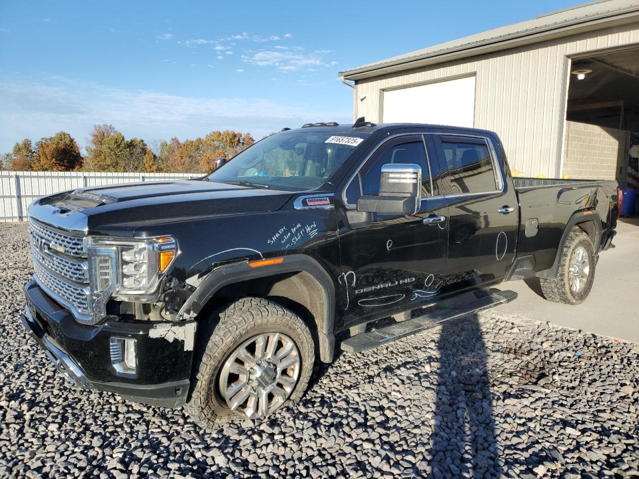 2020 GMC Sierra 3500HD Denali, VIN 1GT49WEY7LF184962 — Front end