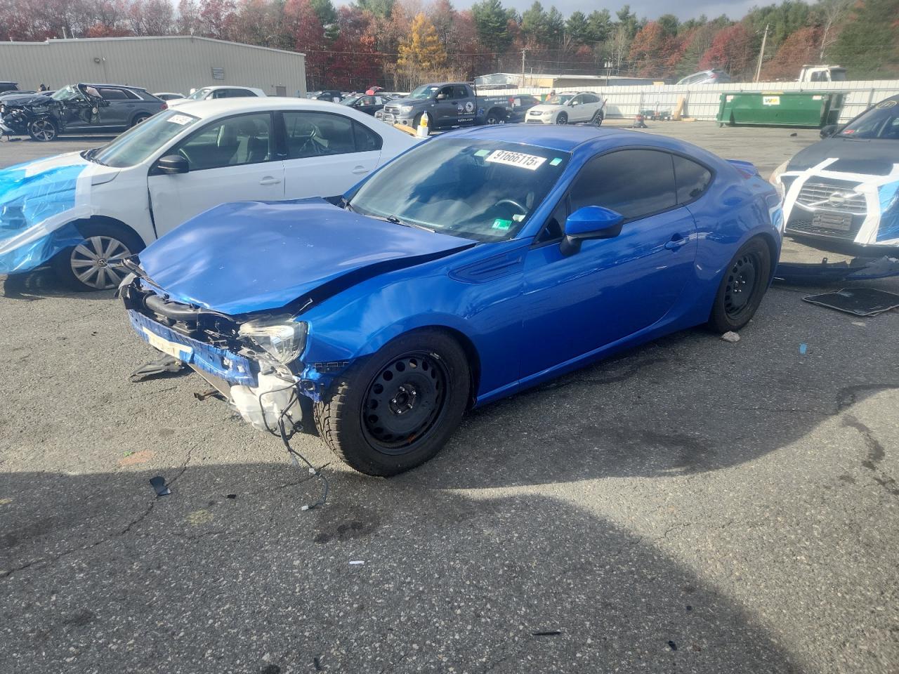 2014 Subaru BRZ Limited, VIN JF1ZCAC10E9606125 — Front end