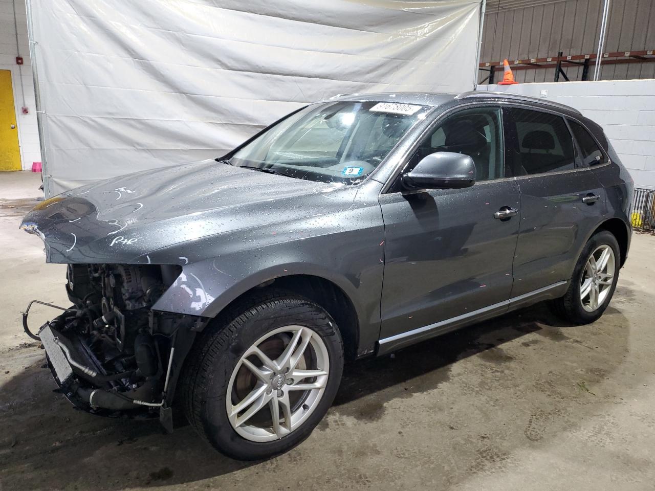 2017 Audi Q5 Premium Plus, VIN WA1L2AFP6HA085718 — Frame damage