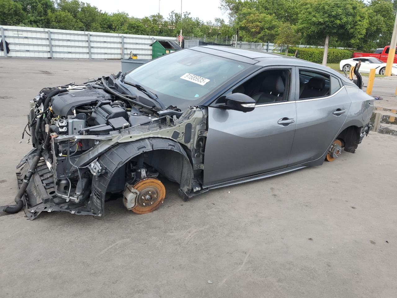 2021 Nissan Maxima SR, VIN 1N4AA6EV6MC502711 — Разукомплектован