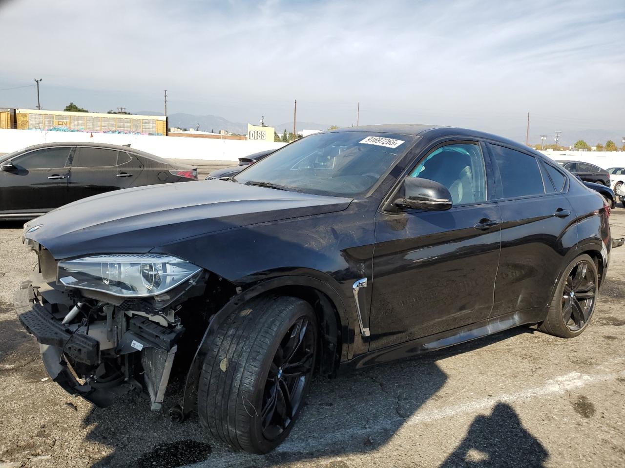 2017 BMW X6 M, VIN 5YMKW8C39H0U72180 — Front end