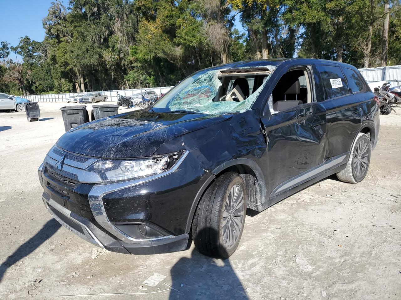 2020 Mitsubishi Outlander ES, VIN JA4AD2A30LZ042319 — Frame damage