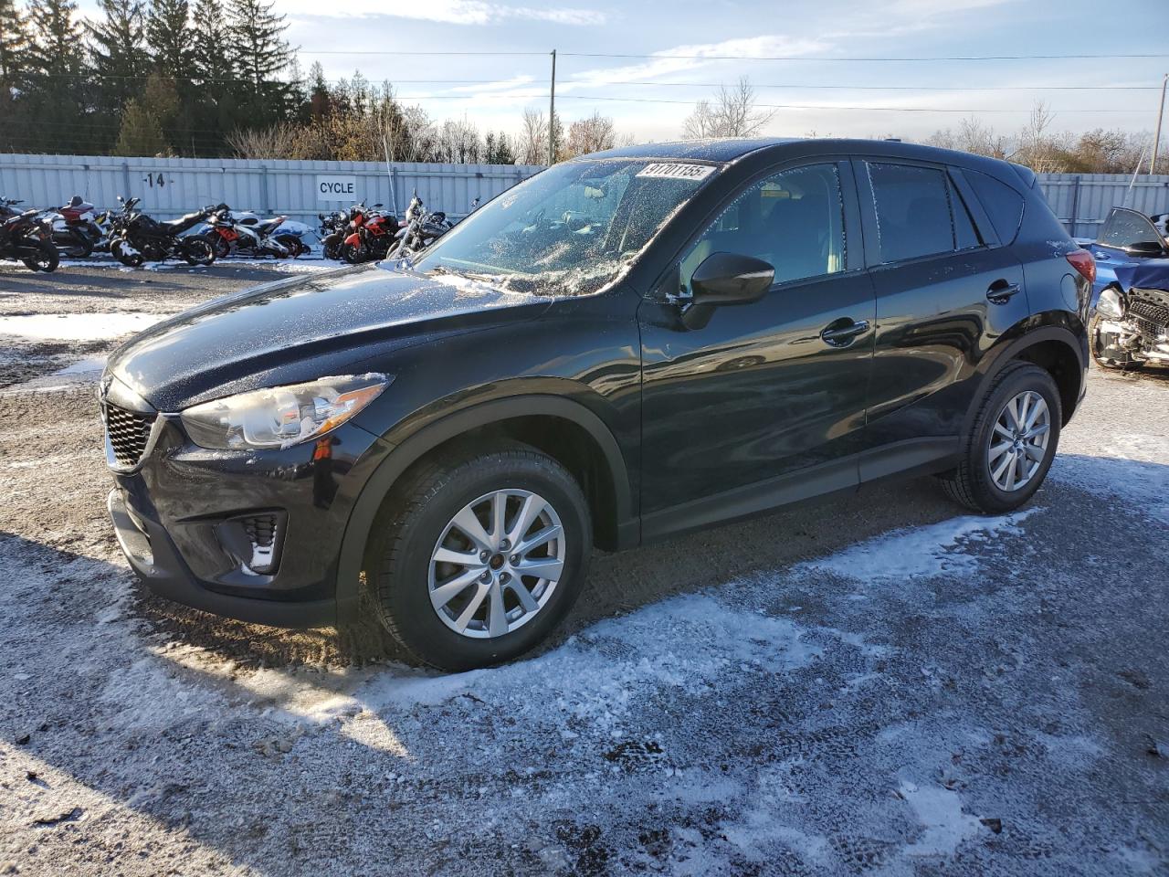 2015 Mazda CX-5 Sport, VIN JM3KE2BE0F0507799 — Engine fire
