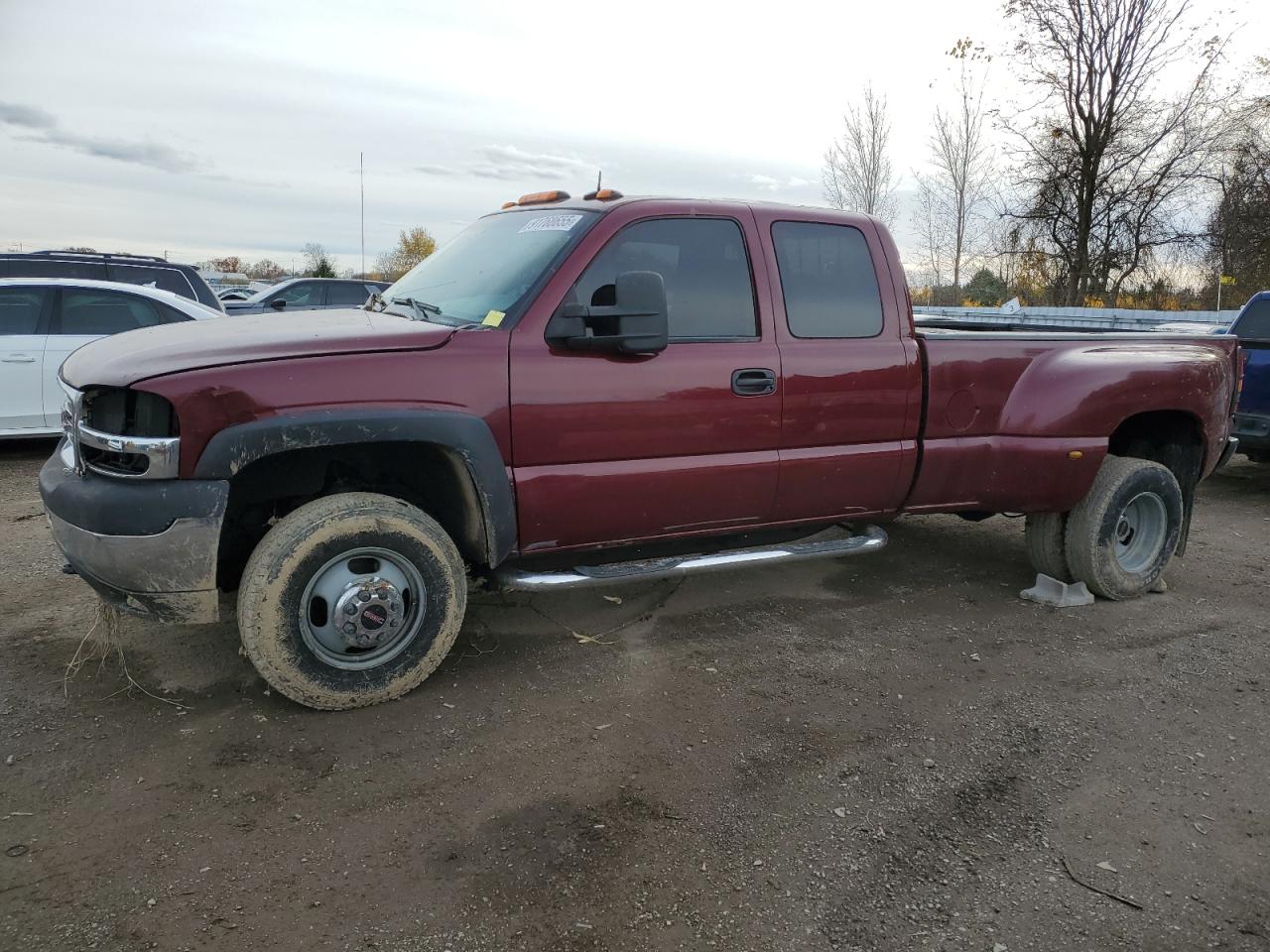 2002 GMC Sierra 3500, VIN 1GTJK39192E278879 — Vandalism