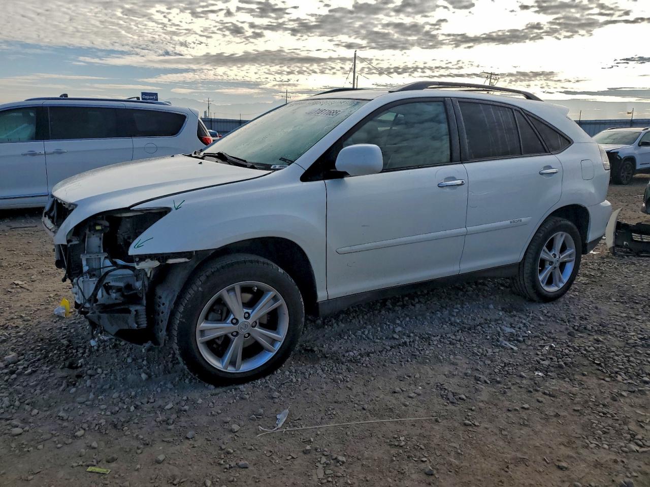 2008 Lexus RX 400h, VIN JTJGW31U482851666 — Frame damage