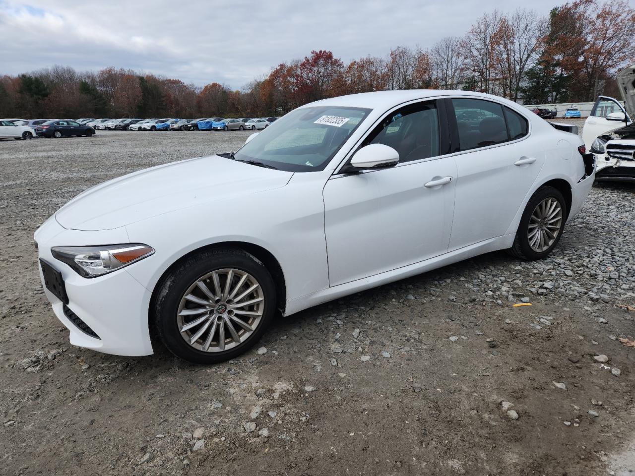2021 Alfa Romeo Giulia, VIN ZARFANAN1M7644589 — Rear end