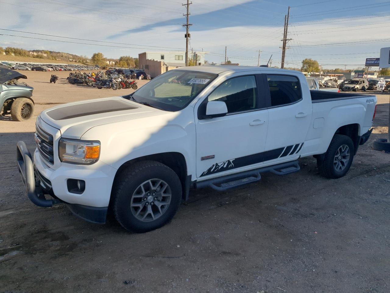 2018 GMC Canyon 4WD SLE, VIN 1GTG6CEN3J1151607 — Rear end