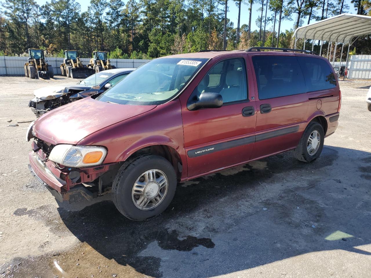 2002 Chevrolet Venture Plus 1SB, VIN 1GNDX03E22D153549 — Front end