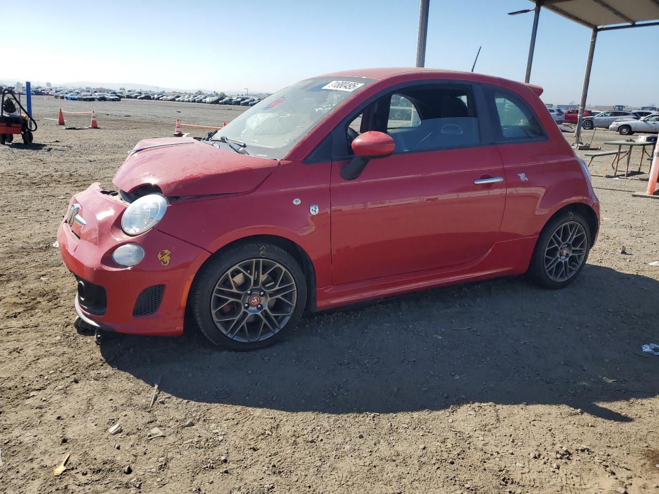2017 FIAT 500 Abarth, VIN 3C3CFFFH4HT594316 — Front end