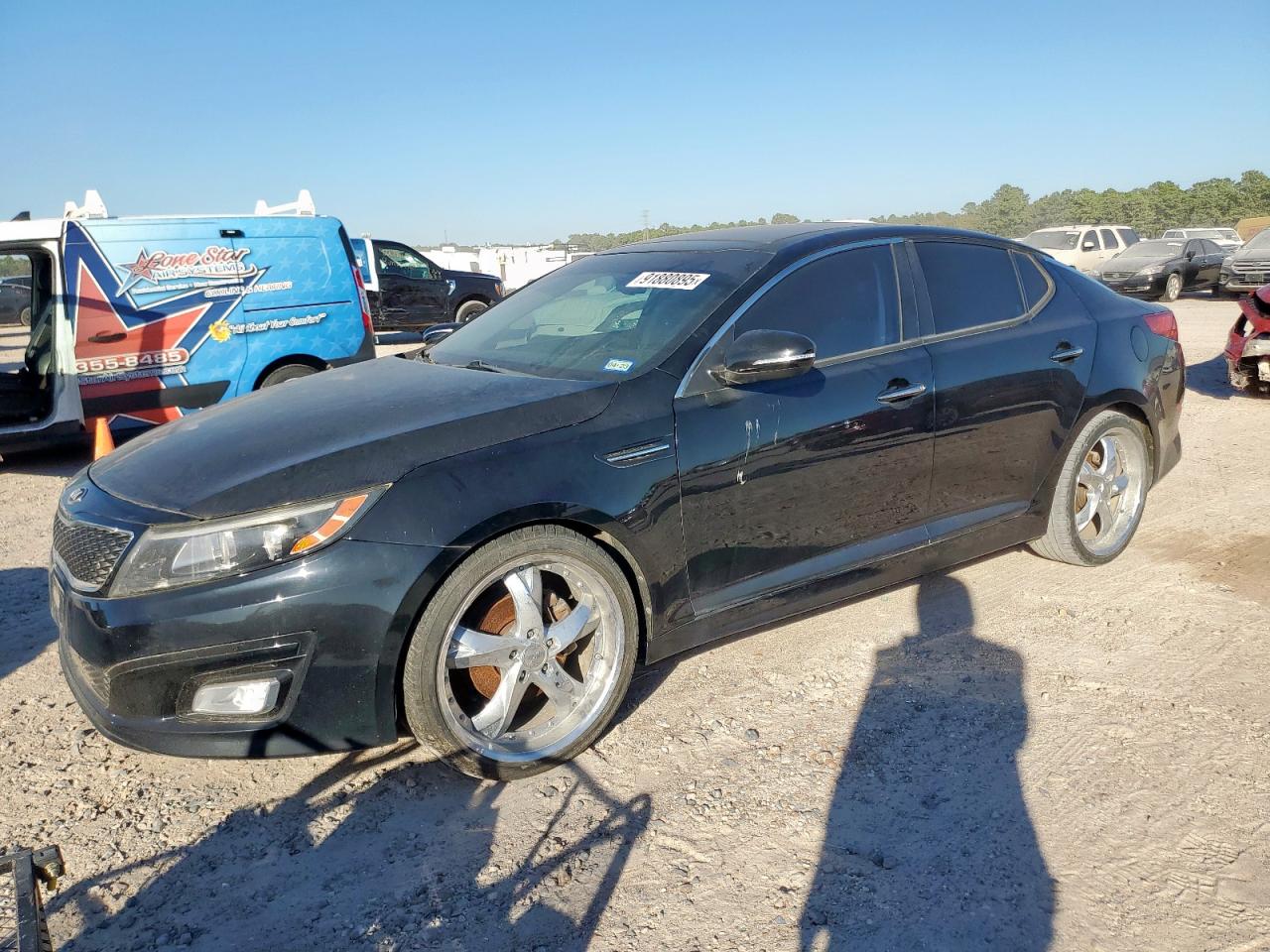 2015 Kia Optima EX, VIN 5XXGN4A7XFG504176 — Частичный ремонт
