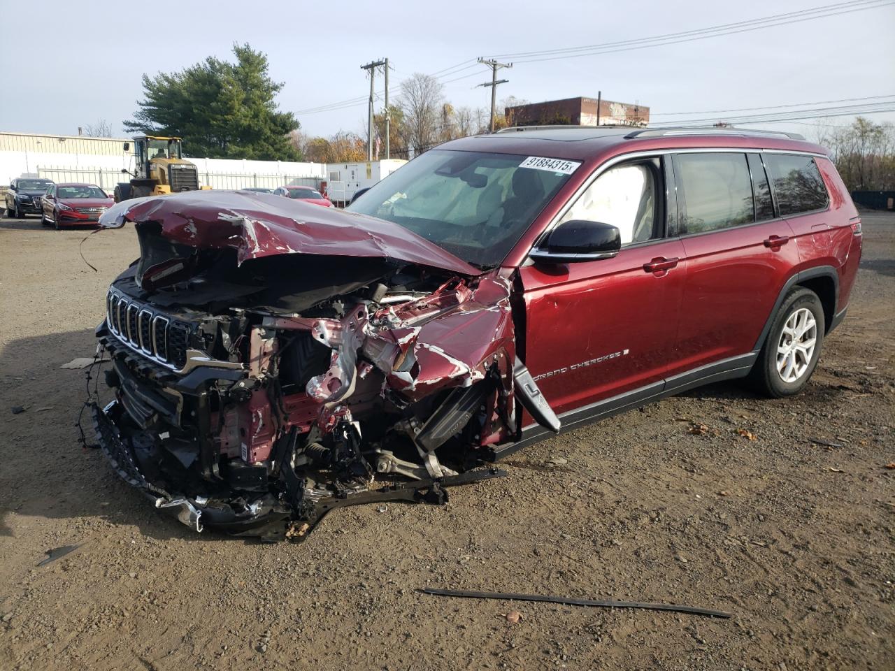 2021 Jeep Grand Cherokee Limited, VIN 1C4RJKBG1M8114106 — Front end