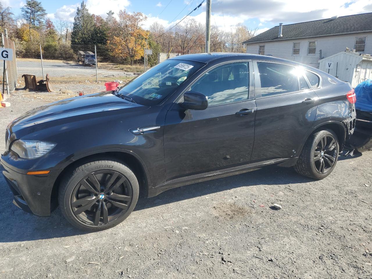 2012 BMW X6 M, VIN 5YMGZ0C53CLL29507 — Rear end