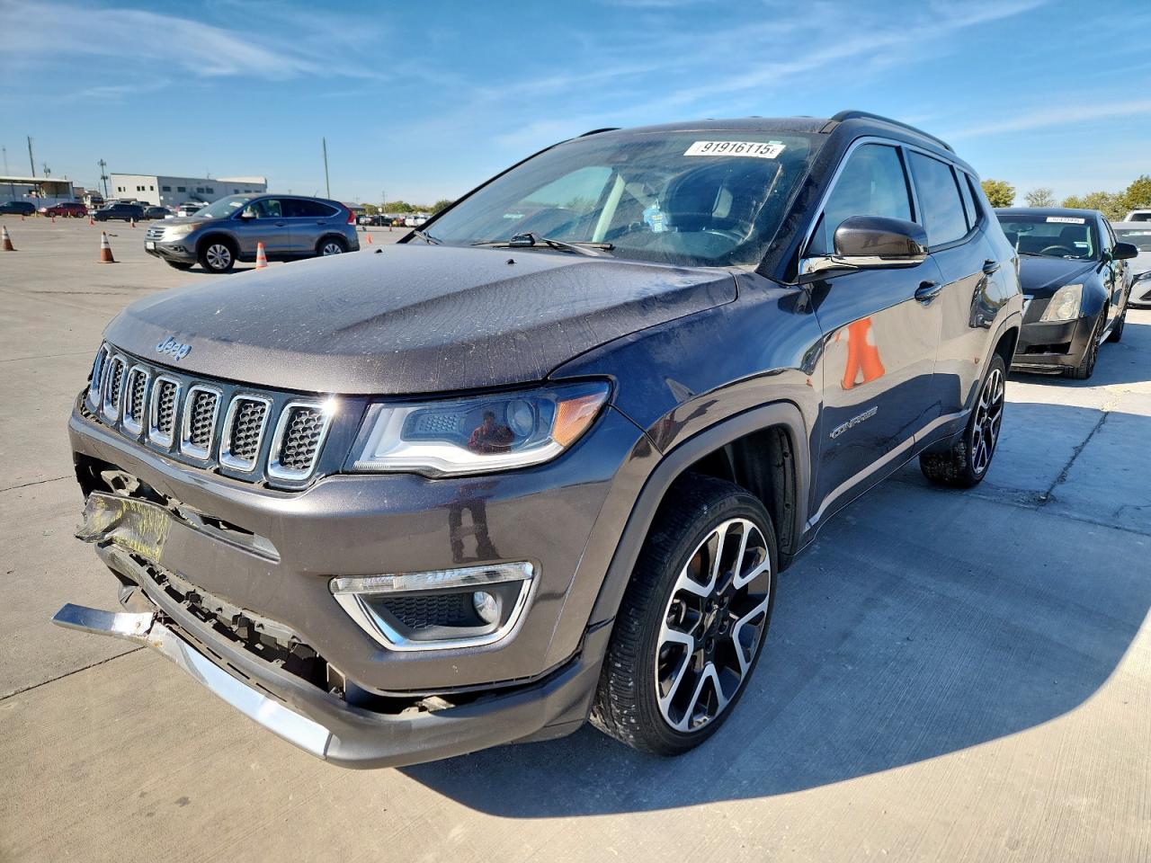 2017 Jeep Compass Limited, VIN 3C4NJDCB8HT624408 — Biohazard / chemical