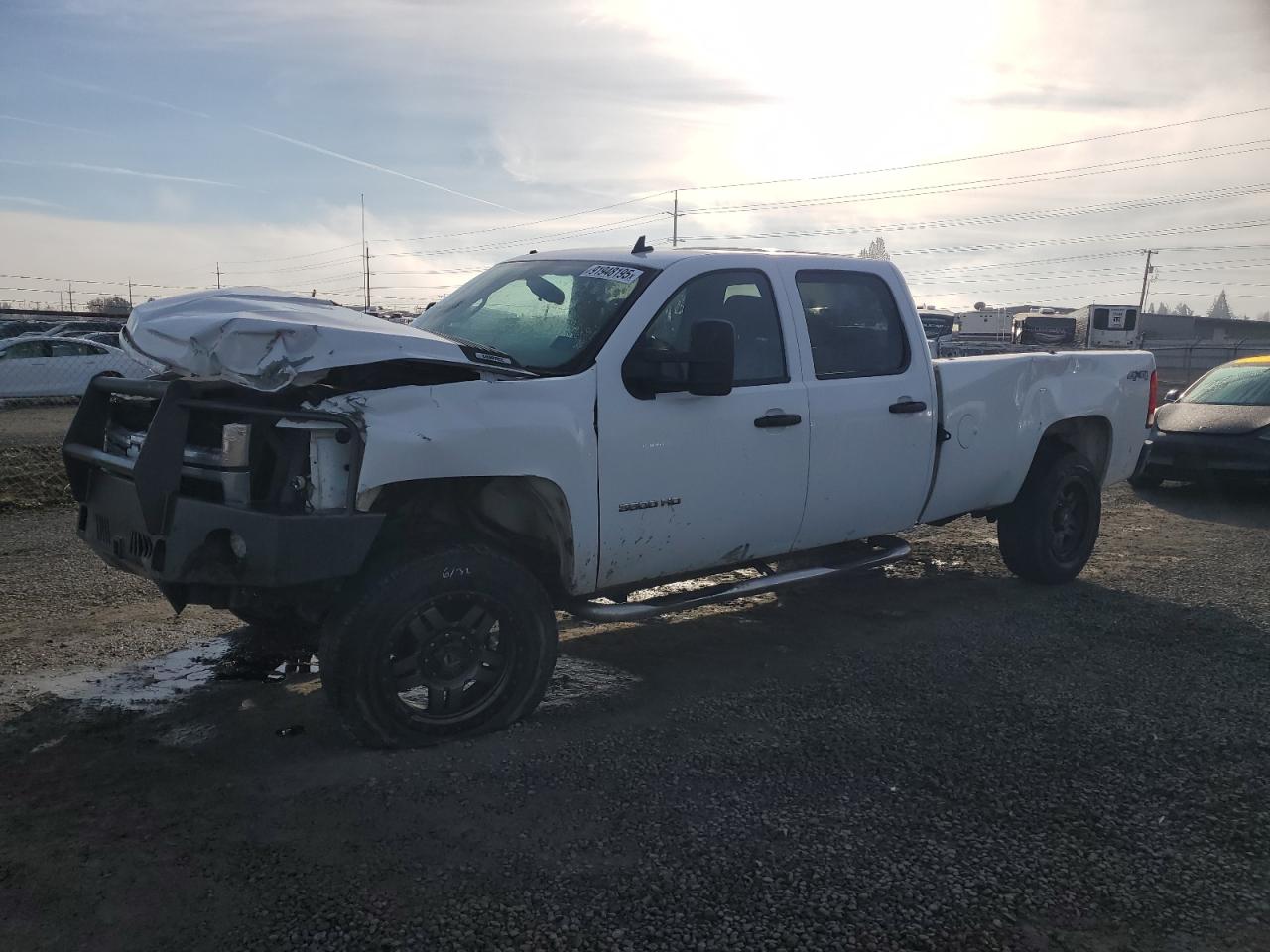 2010 Chevrolet Silverado 3500HD SRW Work Truck, VIN 1GC4KZBG7AF144122 — Front end