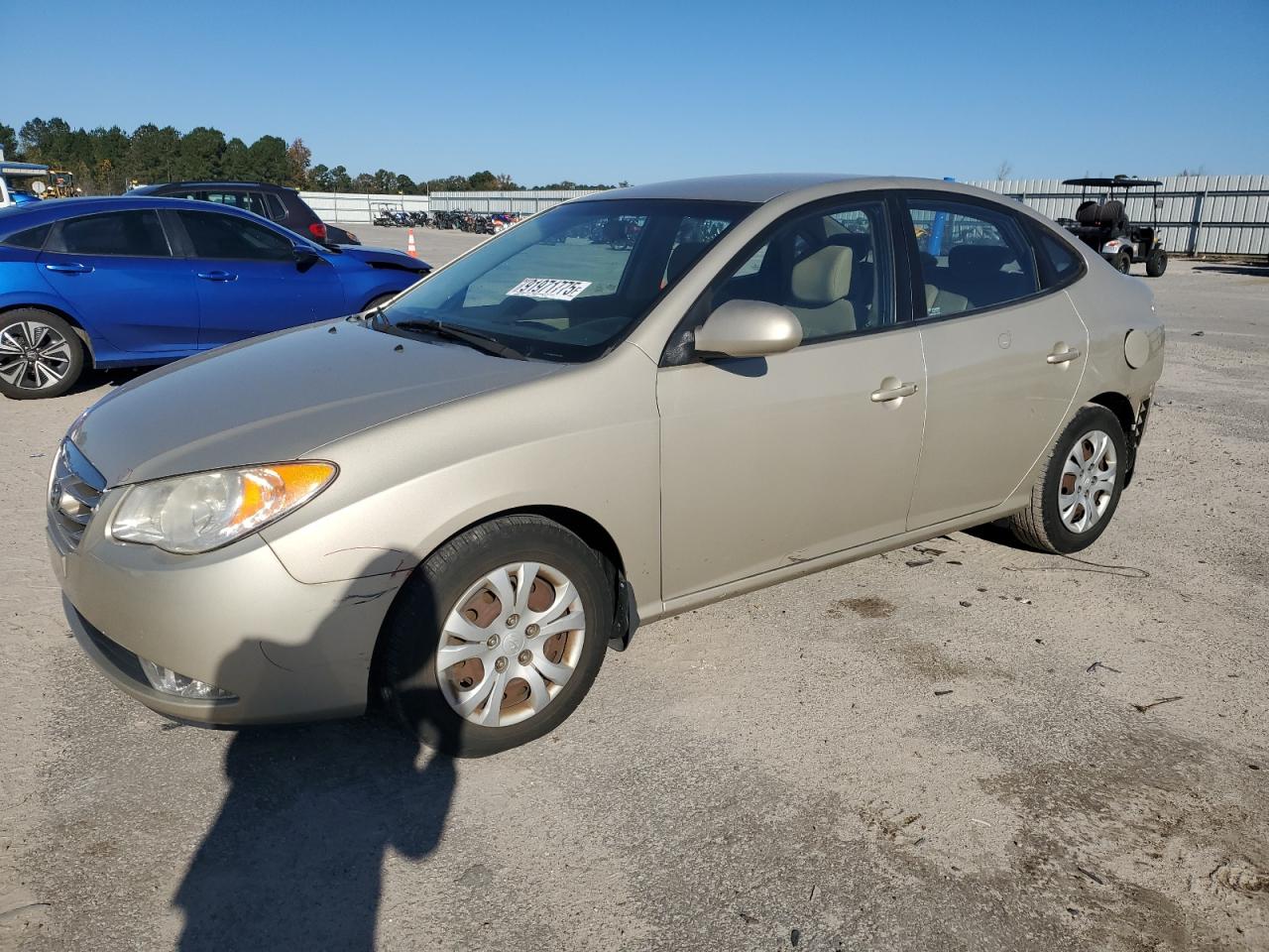 2010 Hyundai Elantra GLS, VIN KMHDU4AD1AU875057 — Rear end