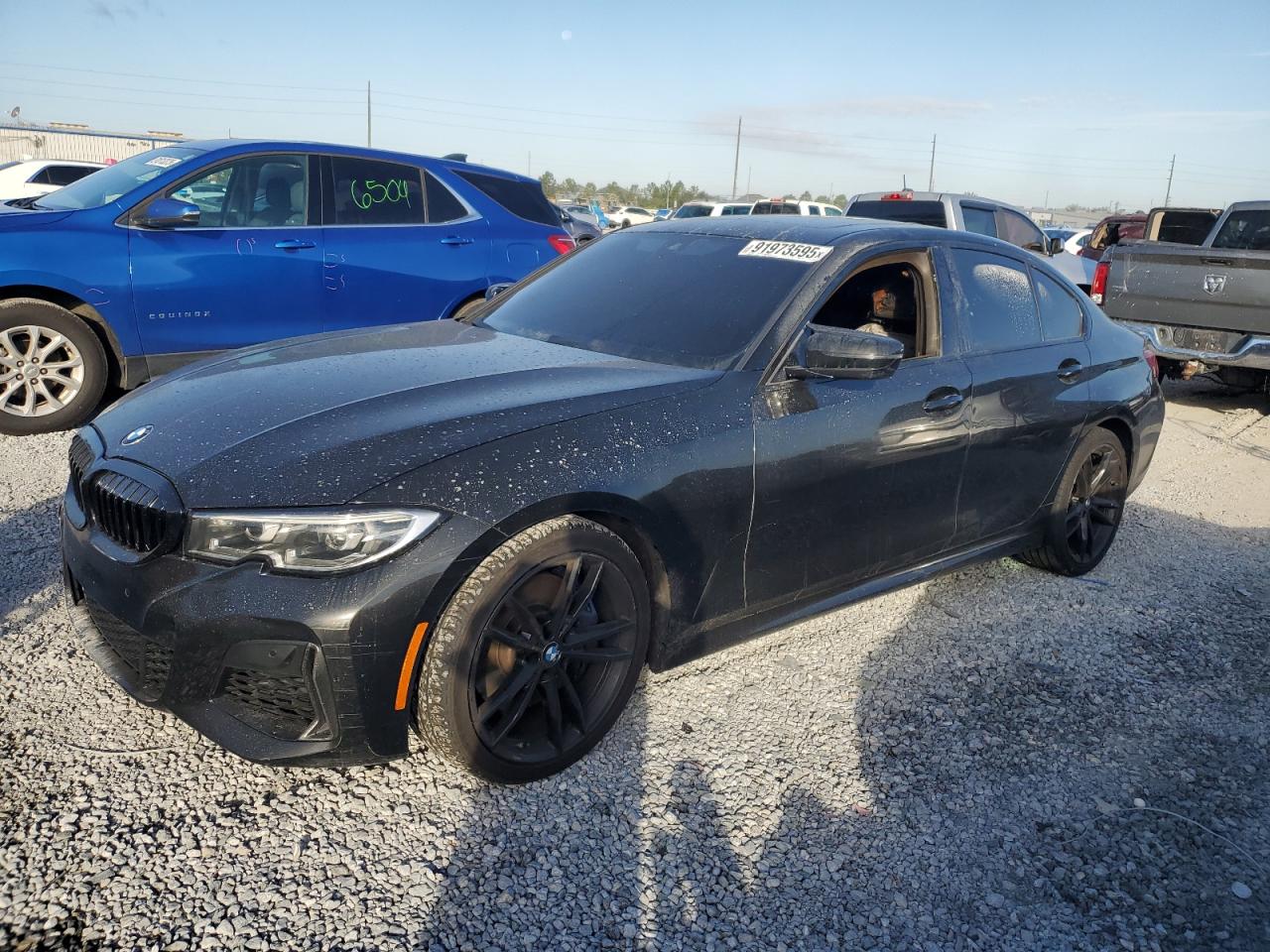 2020 BMW 3 Series M340i xDrive, VIN WBA5U9C07LFH80137 — Пожар в салоне