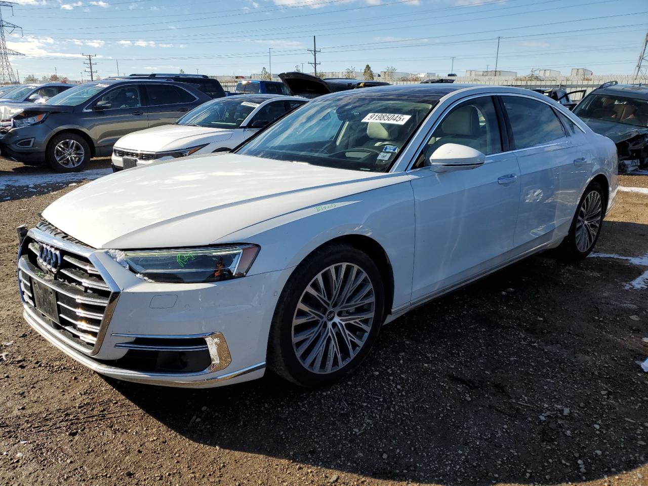 2021 Audi A8, VIN WAU8DAF80MN014156 — Front end