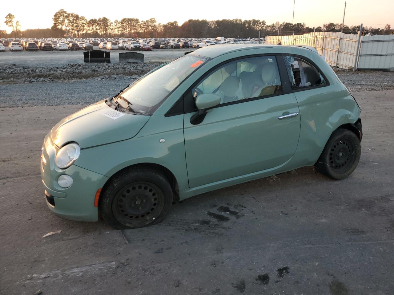 2013 FIAT 500 Pop, VIN 3C3CFFAR9DT698326 — Rear end