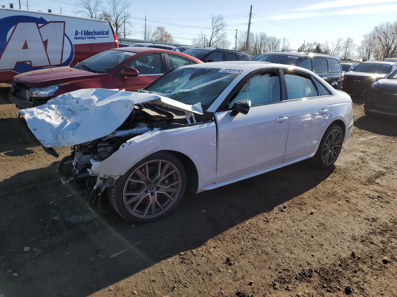 2022 Audi S4 Prestige, VIN WAUC4AF45NA047122 — Frame damage