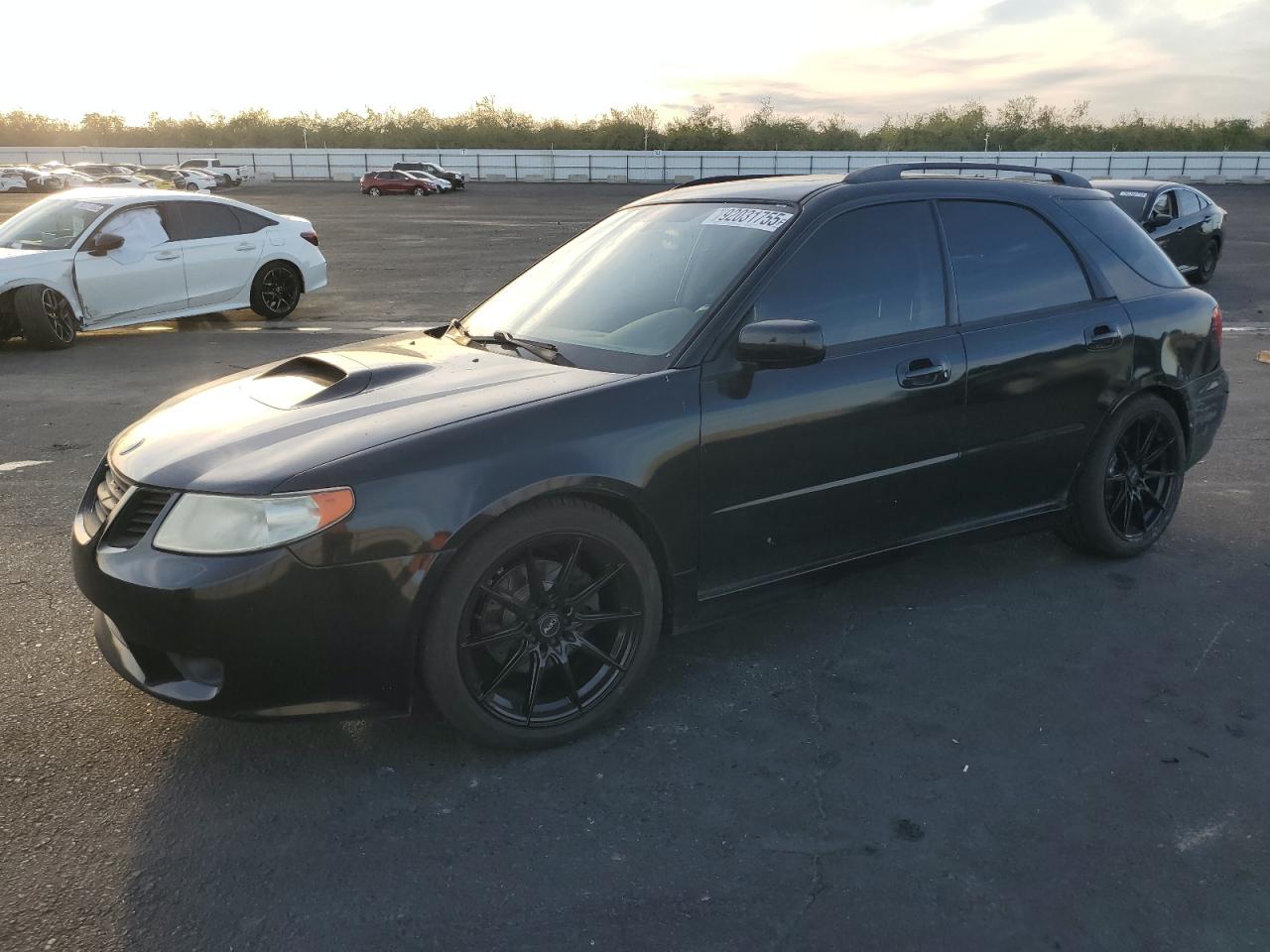 2005 Saab 9-2X Aero, VIN JF4GG22675G052479 — Зад