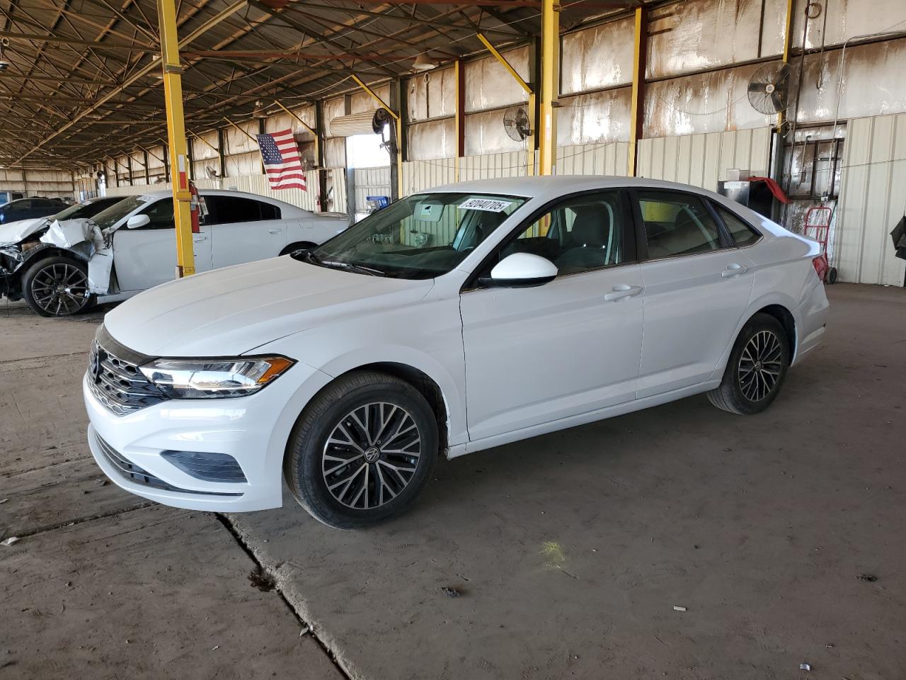 2021 Volkswagen Jetta S, VIN 3VWC57BU7MM017191 — Ранее повреждён