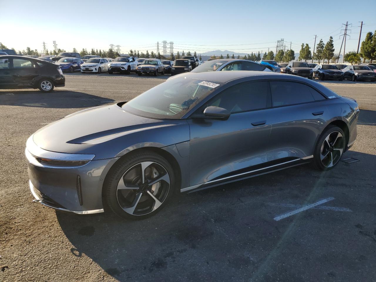 2024 Lucid Air Pure, VIN 50EA1PGA5RA002970 — Undercarriage