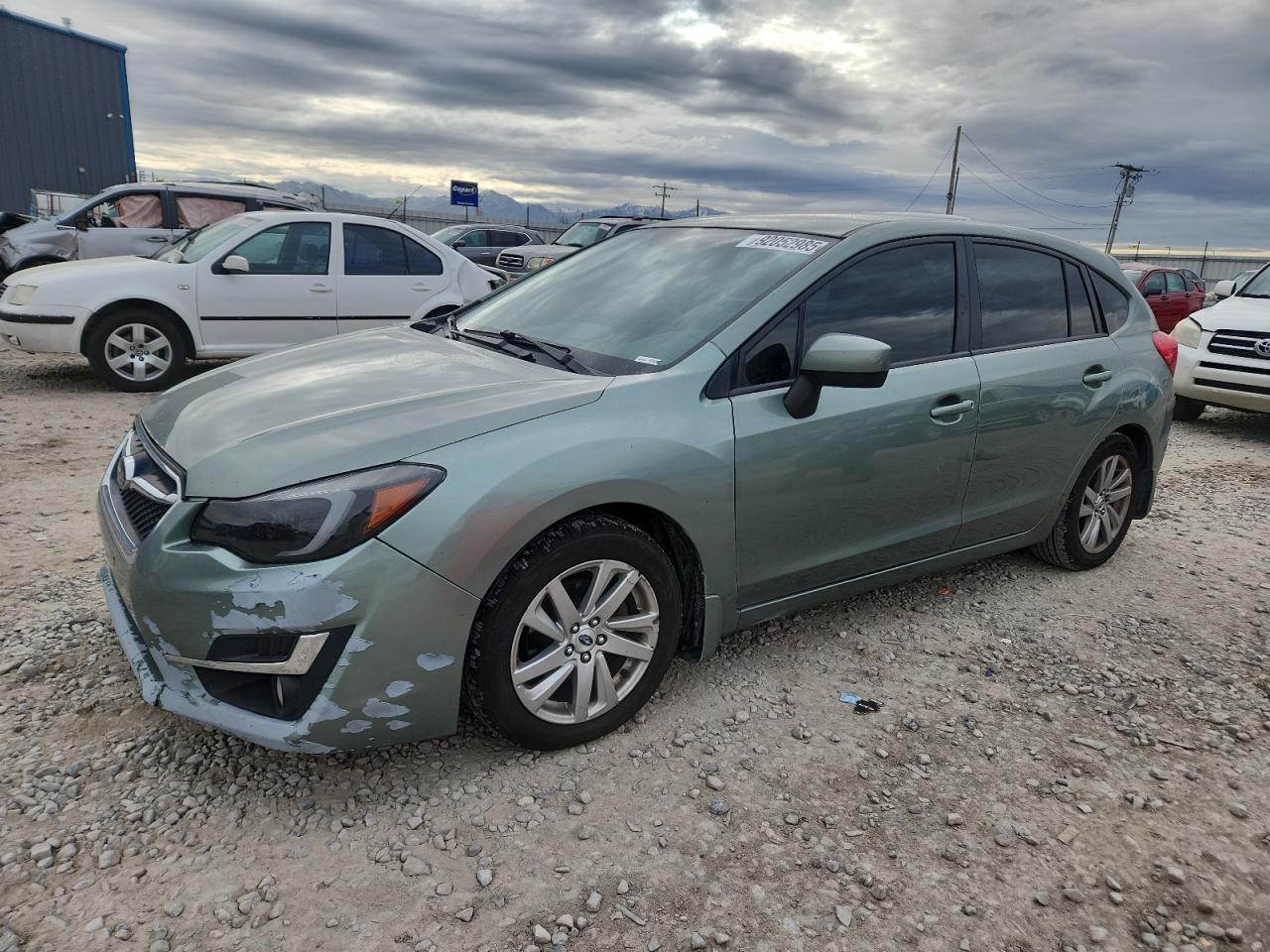 2015 Subaru Impreza Premium, VIN JF1GPAC63FH269593 — Front end