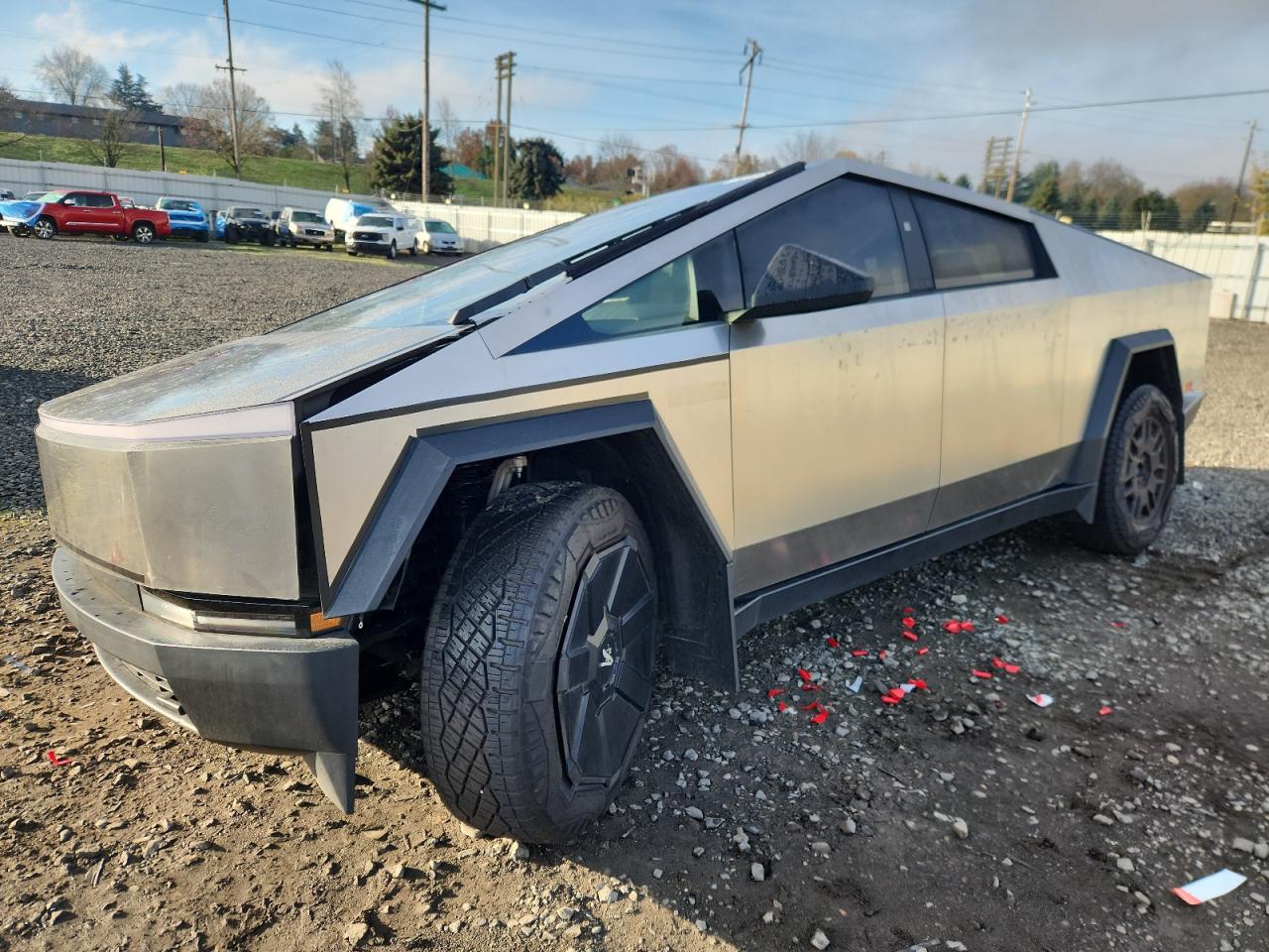 2025 Tesla Cybertruck Long Range, VIN 7G2CEGEC3SA076420 — Фото с аукциона