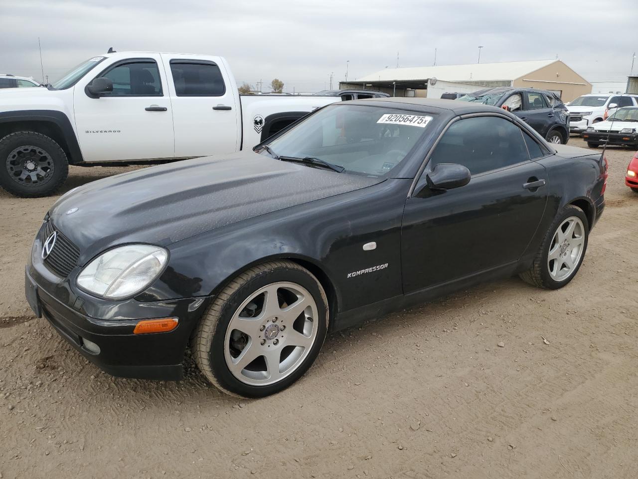 2000 Mercedes-Benz SLK 230 Kompressor, VIN WDBKK47F3YF170316 — Rear end