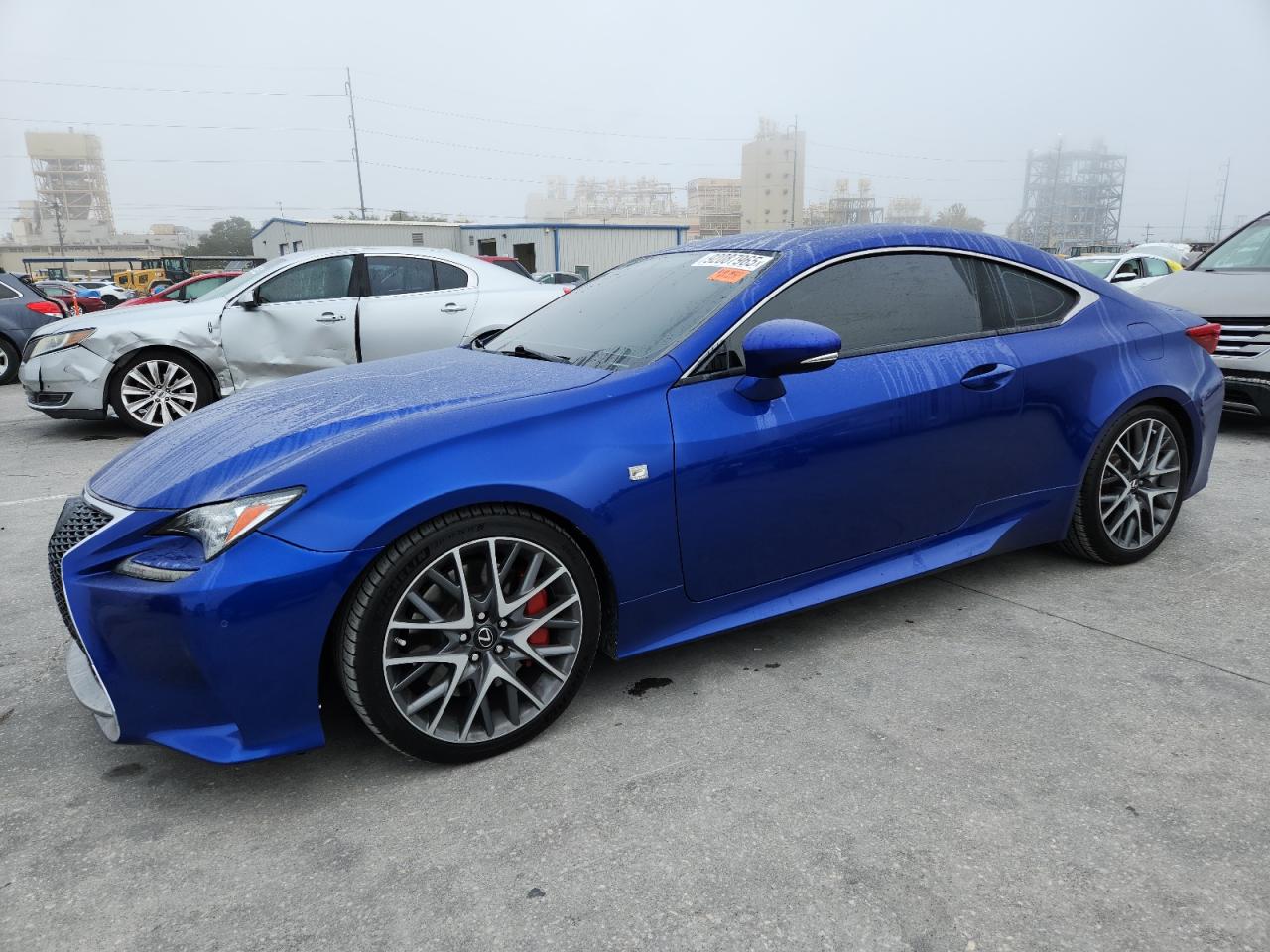 2015 Lexus RC 350 F Sport, VIN JTHHE5BC3F5008354 — Prior damage history