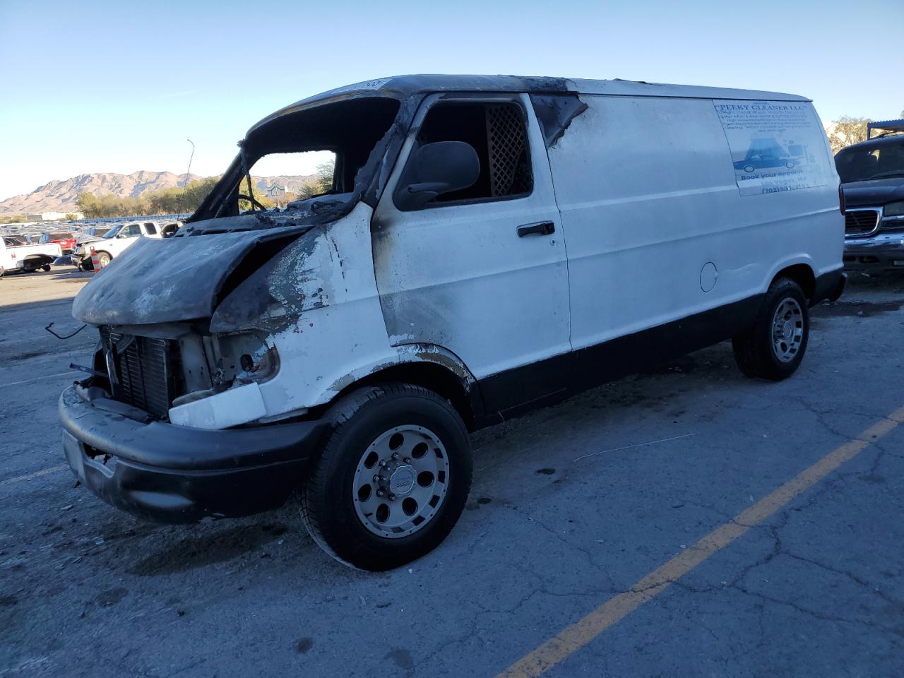 2003 Dodge RAM, VIN 2D7JB21Y13K500627 — Пожар