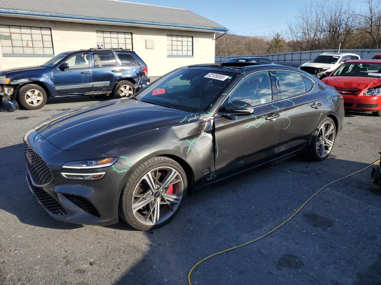 2024 Genesis G70 2.5T, VIN KMTG34SC9RU142259 — Roof