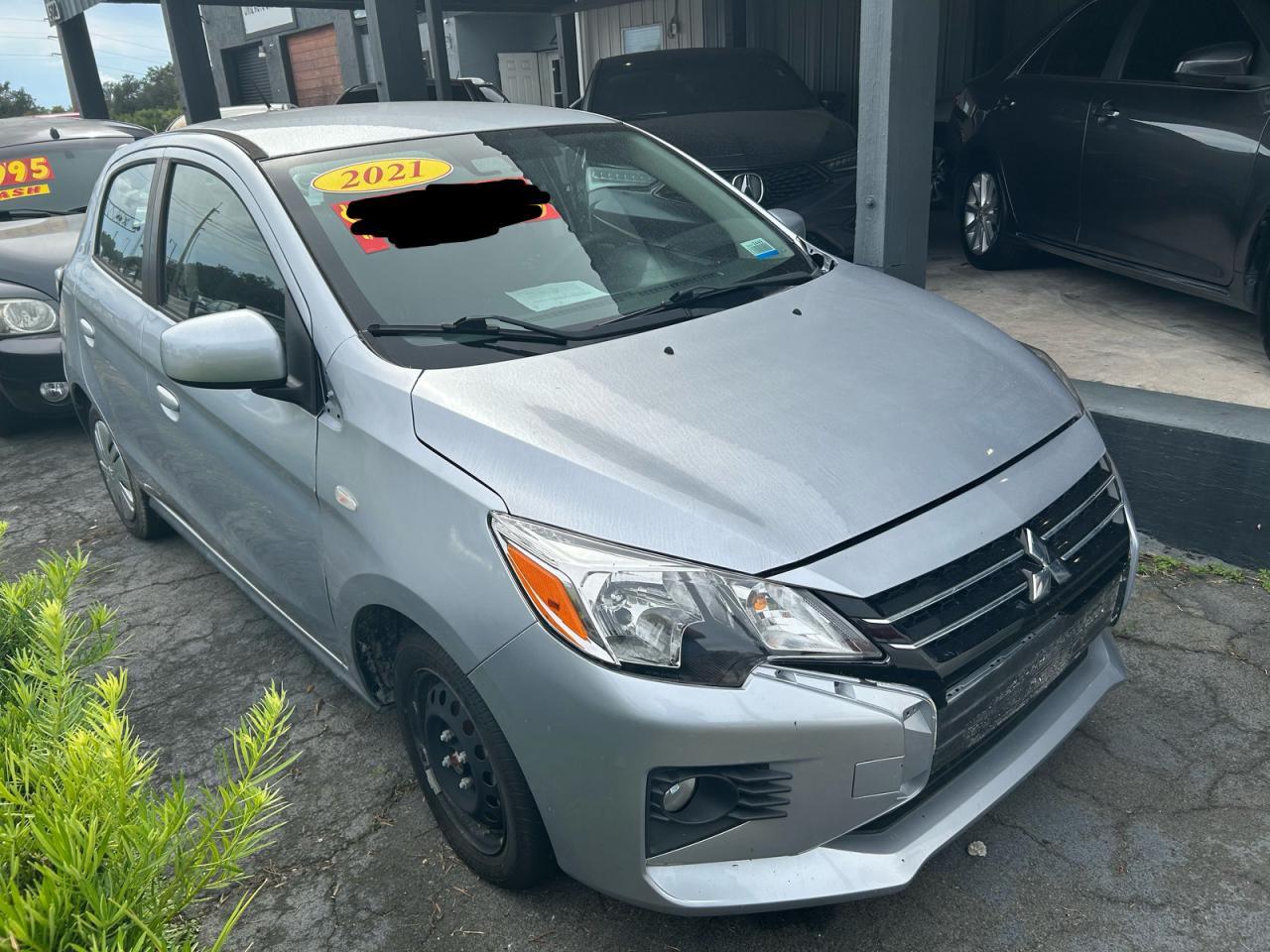 2021 Mitsubishi Mirage ES, VIN ML32AUHJ3MH011398 — Prior damage history
