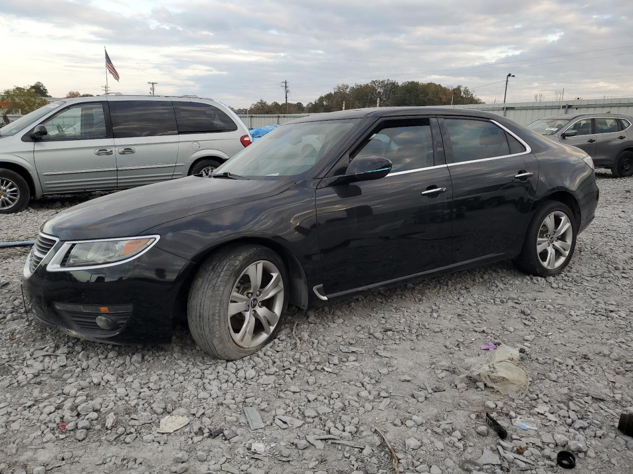2011 Saab 9-5 Turbo4, VIN YS3GN4AR3B4003578 — Front end