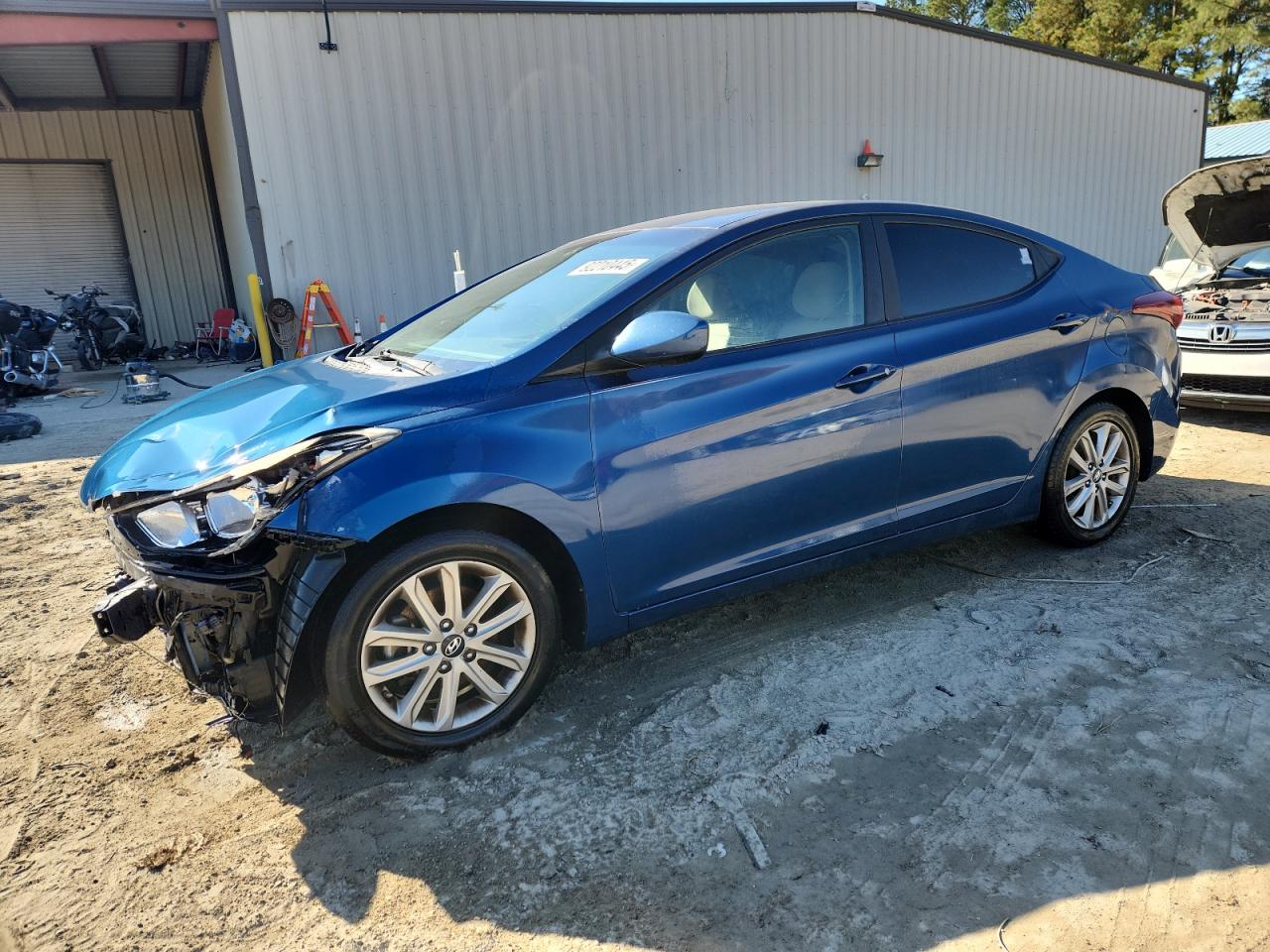 2015 Hyundai Elantra Limited, VIN KMHDH4AE3FU350604 — Front end