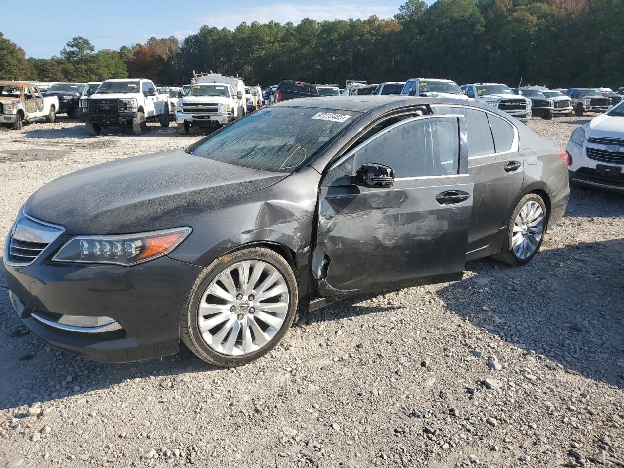 2015 Acura RLX Technology, VIN JH4KC1F5XFC000666 — Side