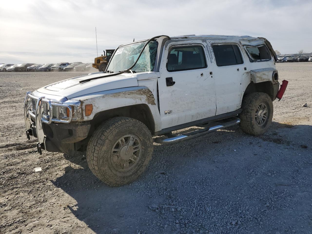 2007 Hummer H3 SUV, VIN 5GTDN13E478238907 — Rollover