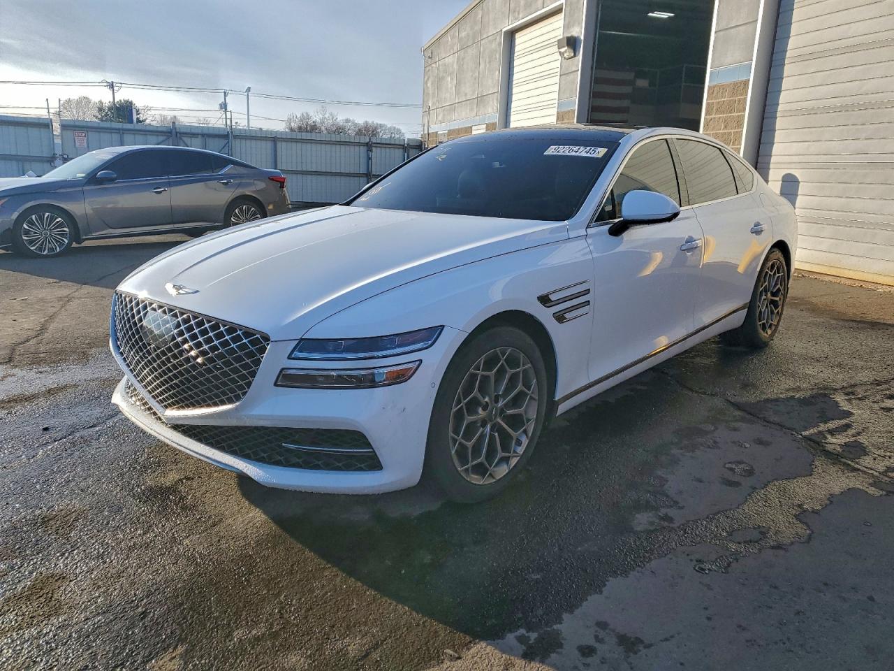 2022 Genesis G80 2.5T, VIN KMTGB4SC1NU130734 — Water / flood