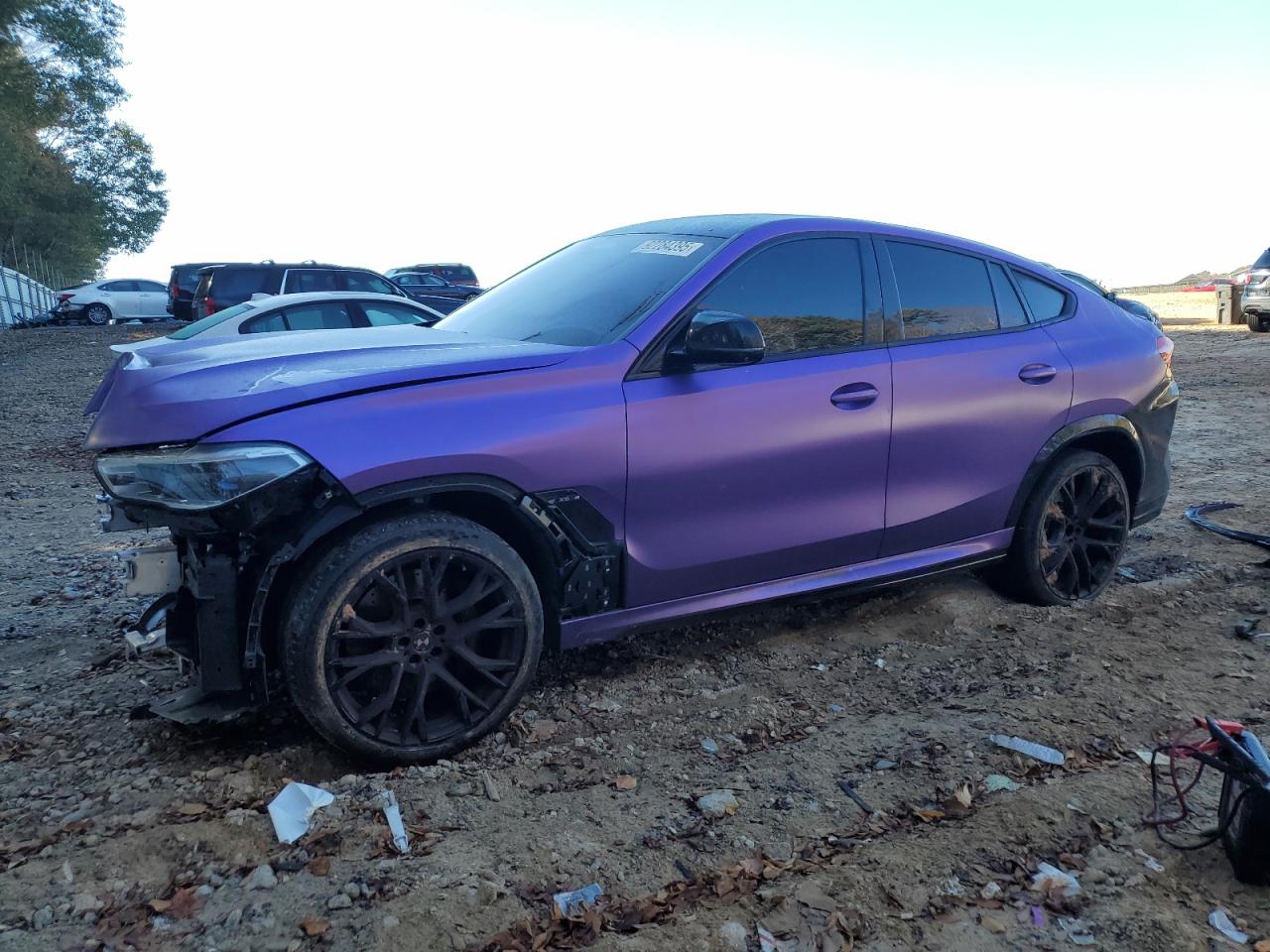 2020 BMW X6 M, VIN 5YMCY0C05L9D63616 — Front end